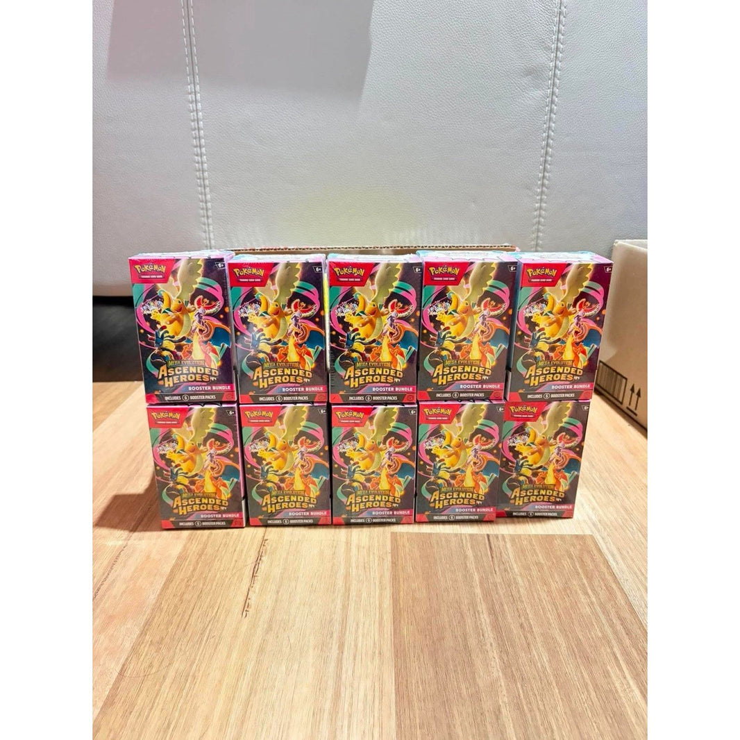 POKEMON ASCENDED HEROES BOOSTER BUNDLE - X10 NEW  FREE SHIPPING0