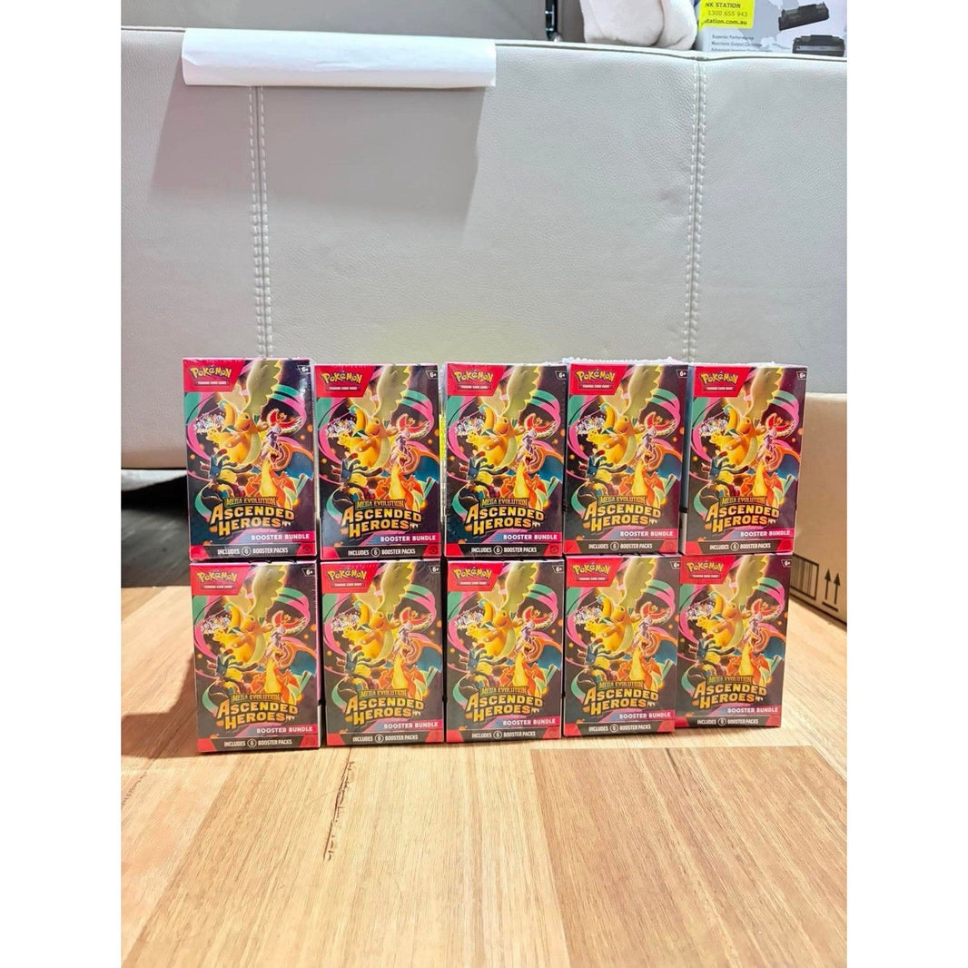 POKEMON ASCENDED HEROES BOOSTER BUNDLE - X10 NEW  FREE SHIPPING1
